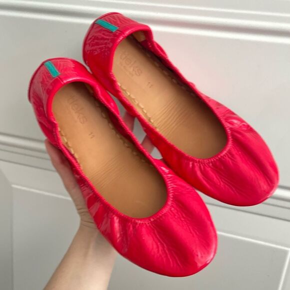 Tieks Shoes - TIEKS Razzleberry Pop Pink Foldable Hot Pink Flats sz. 11